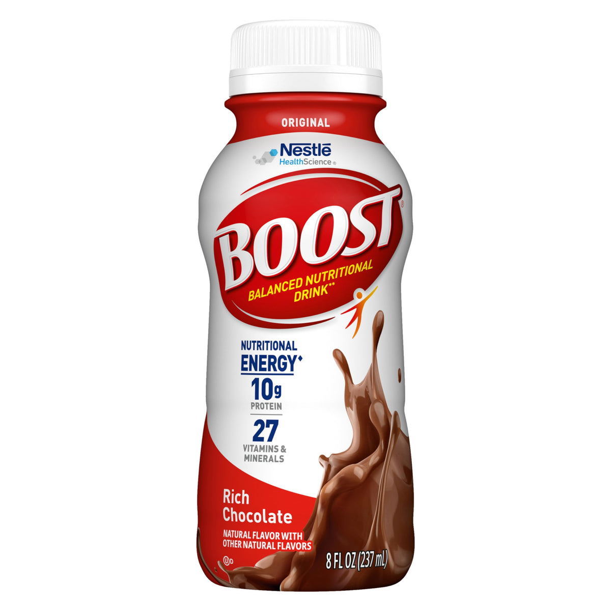 BOOST Original Nutritional Shake, Ready to Drink, Peaches & Crème, 24 Pack