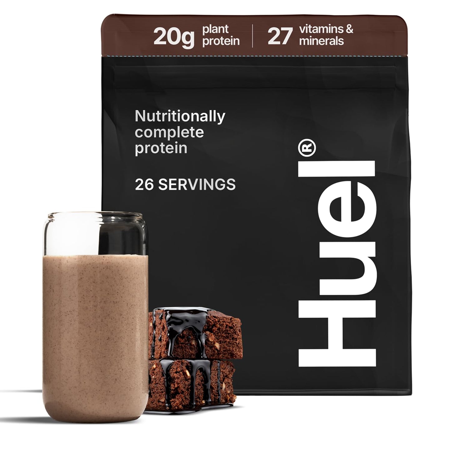 Huel Vegan Protein Powder | Vanilla | Complete Nutrition | 20g Protein